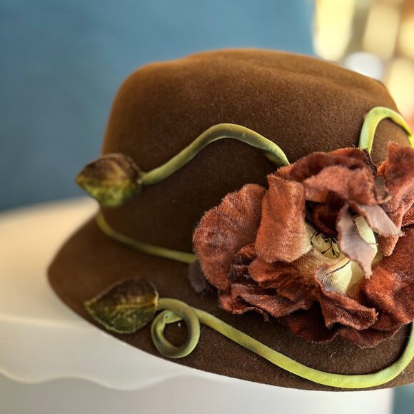 Orit Parente Chocolate Brown Hat main image 4